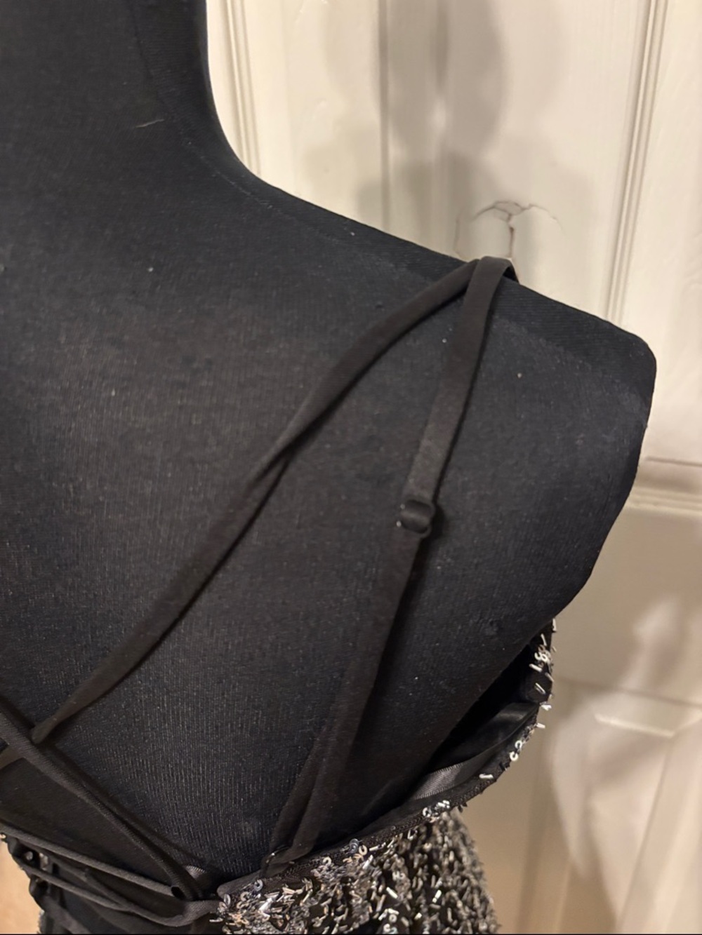 Windsor Hartley Lace-Up Sequin Mini Dress - Picture 9 of 13